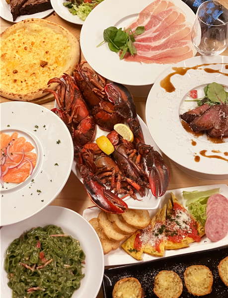 夢の宴~オマール海老と黒毛和牛コース～