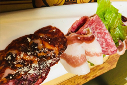 イタリア産・スペイン産ハム5種盛り