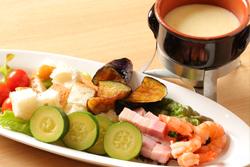 チーズフォンデュ